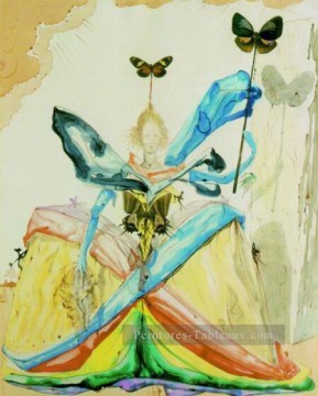 Salvador Dali Painting - The Queen of the Butterflies Salvador Dali